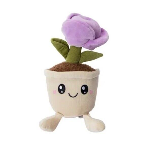 🔥Smoochy Pals Plant Plush PURPLE 10in For Valentine's/Mother's Day 2025 BNWT🔥 - Picture 2 of 3